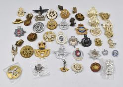Collection of approximately forty Royal Air Force and Army badges including Royal Australian Air