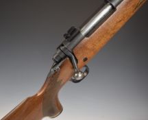 Winchester .270 bolt-action rifle with chequered semi-pistol grip and forend, raised cheek-piece,