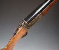 Webley & Scott 12 bore single barrelled ejector shotgun with named lock, semi-pistol grip and 30