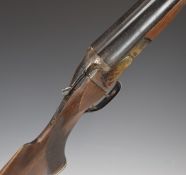 Two 12 bore side by side shotguns, Baikal IJ-58 serial number C37321 and one other with 2½ inch