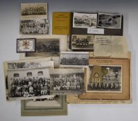 Photographs and documents relating to Major Henry Walker, WW1 gunner, and Lt Col Gordon Pownall, MBE
