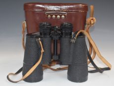 Carl Zeiss Jena Dekarem 10x50 binoculars in leather case