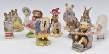Collection of Beswick Beatrix Potter figures, Disney Romero Britto Dopey, Beswick pig etc