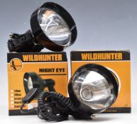 Two Wildhunter Superior Night Eye gun lamps, both in original boxes.