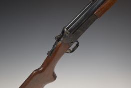 Savage Arms model 24 .410 and .22WMR combination gun or drilling with semi-pistol grip and named