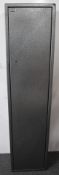 Boxx metal shotgun cabinet or safe, 150x36x26cm.