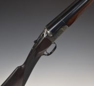Webley & Scott 712 12 bore side by side ejector shotgun with engraved locks, trigger guard,