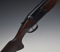 Baikal NK-27E 12 bore over and under ejector shotgun with engraved scenes of birds to the locks,