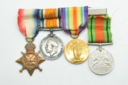 British Army WW1 medal trio comprising 1914/1915 Star named to 9911 L/Cpl W Phillips, South Wales