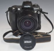 Fujifilm Finepix S3 Pro DSLR camera with Nikon Nikkor 70-300mm 1:4-5.6 lens