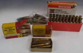 Fifty-four .303 rifle cartridges including Kynoch and Winchester. PLEASE NOTE THAT A VALID