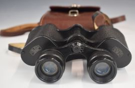 Carl Zeiss Jena Jenoptem 8x30W binoculars in leather case