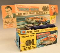 Corgi Toys diecast model The Man From UNCLE Gun Firing 'Thrush Buster' with purple body, lemon