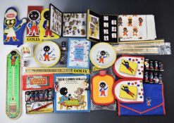 Golly collectables including band members, thermometer etc