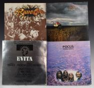 Approximately 100 albums of mixed genres