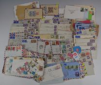 A quantity of GB and world postal history including Thailand and Middle East covers etc