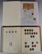 A mint and used GB stamp collection in a GB Windsor album, a large and small stockbook and a tin,