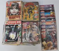 Over 200 2000AD comics dating from the 1990 including winter and summer specials.