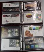 Mint GB stamp / first day covers collection in presentation packs with the corresponding first day