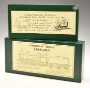 Two 0 gauge Connoisseur Models etched brass and white metal locomotive kits, comprising LNER J39/1