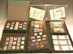 Six good quality Hagner folders containing a modern mint GB stamps collection including booklets,