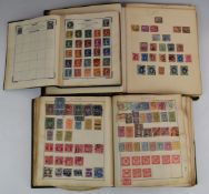 The Strand, Lincoln and Improved stamp albums containing a mint and used GB and World stamp