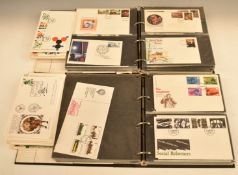 Two albums of early GB QEII first day covers including 1958 Empire Games plus 1937 covers x 3 and