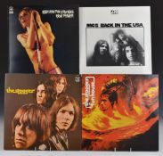 The Stooges / Iggy Pop / MC5 - Four albums including The Stooges (42032), Fun House (ELK 42055), Raw