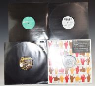 Approximately 100 twelve inch singles