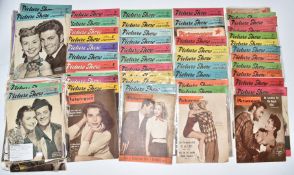 Over 200 Picturegoer and Picture Show magazines mainly dating from the 1950's and earlier