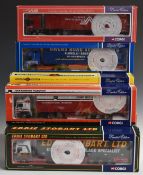 Nine Corgi Collectibles limited edition 1:50 scale diecast model haulage vehicles including