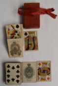 Victorian Thomas Creswick playing cards and a pack of De La Rue cards