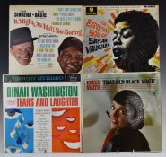 Jazz - Approximately 100 albums including Sarah Vaughan, Dinah Washington, Count Basie, Nancy