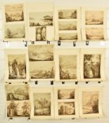 Alicia Henrietta Wedderburn, later Lady Hope (1823-1900) forty six Scottish pen, ink and watercolour