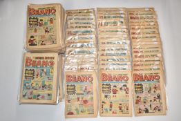 Over 100 Beano comics dating from 1972 to the 1980's.
