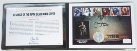 2018 Jeremy Bullock limited edition 234 of 250 signed 1oz silver bullion Darth Vader Star Wars