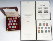1911-1936 mint KGV Downey Head and definitive sets in two Harrington & Byrne presentation folders