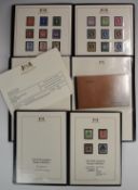 Three Harrington & Byrne presentation folders KGV 1929 UPU, 1952-60 Wildings and 1998 Definitive