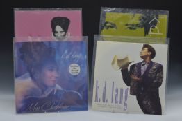 k.d. lang - 33 twelve inch singles, some duplicates, generally EX