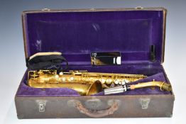 Henri Selmer 'Cigar Cutter' Selmer Super Sax saxophone, manufactured in 1931, serial number 14469,