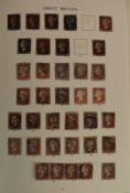 The balance of a gentleman’s stamps collection in a SG Windsor springback album including postal