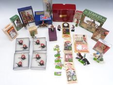 A collection of Britains, Matchbox, Starlux and similar metal model soldiers including Victoria