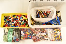 A large collection of loose Lego pieces, approximately 15.39kg