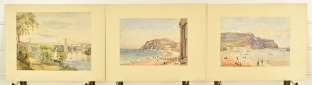 Margaret Wedderburn (1828-1974) and Elizabeth Wedderburn (1827-1876) three watercolours of the Great