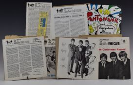 The Beatles - Three fan club flexi discs comprising Another Beatles Christmas Record (1964), Third