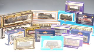 Sixteen Bachmann, Mainline, Airfix, Dapol and Lima 00 gauge model railway locomotives, wagons and