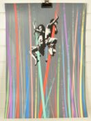 Eelus (British b1979) signed limited edition 130/275 screen print 'Where They'll Never Find Us',