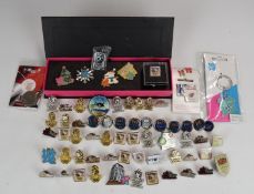 Sixty-seven mainly Olympic Games and and Winter Olympics badges including Team GB, London 2012 etc.