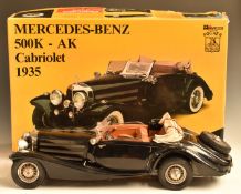 Rivarossi Pocher 1:8 scale Mercedes-Benz 500K - AK Cabriolet 1935 kit built model, with original box