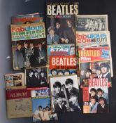 Collection of Beatles ephemera including approximately fifty five A+BC bubble gum cards in A+BC